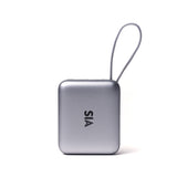 SIA Volt Link SIPB35WTC-GR POWER BANK 10K Mah 35W PD/PPS WITH BUILT IN TYPE-C CABLE GRAY