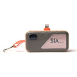 SIA Volt Link 5000mAh Mini Power Bank 20W PD – Lightning & Type-C Plug (Beige)