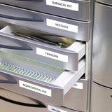 DYMO Authentic D1 Labels, 9mm x 7m Roll, Black Print on White Tape, Self-Adhesive Labels