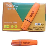 Menko highlighter Pens Bright Color 12-Pieces MH-618