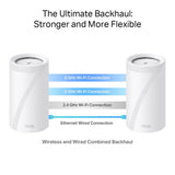 TP-Link Deco BE85 BE19000 Tri-Band Whole Home Mesh WiFi 7 System, 1-Pack