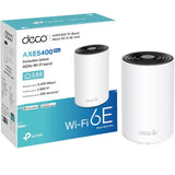 TP-Link Deco XE75 Pro (AXE5400) Tri-Band Mesh Wi-Fi 6E System - 6GHz (2402 Mbps) / Gigabit WAN / Gigabit LAN