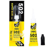 Deli 502 Instant Adhesive Stick Up Super Glue 3g