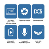 Dell Latitude 5550 - 15.6" FHD / i7 / 16GB / 512GB (NVMe M.2 SSD) / DOS (Without OS) / 1YW - Laptop