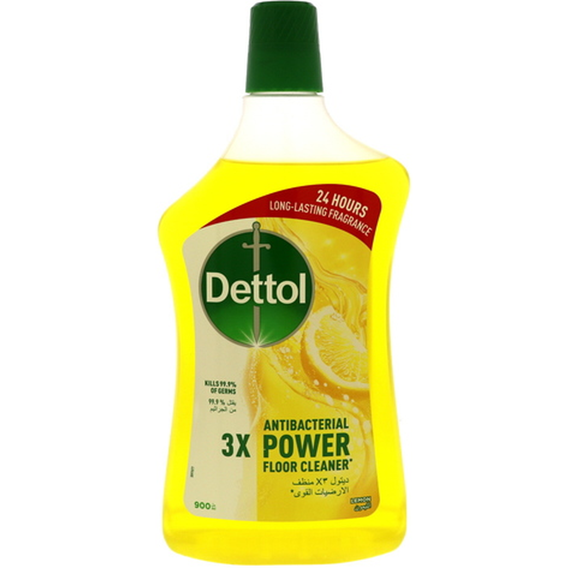 Dettol Power Antibacterial Floor Cleaner Lemon 900Ml-Cleaning Supplies-Other-Star Light Kuwait
