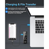 Digital Voice Recorder with Playback, 64GB | Audio Recorder for Lectures Meetings, MP3 Player