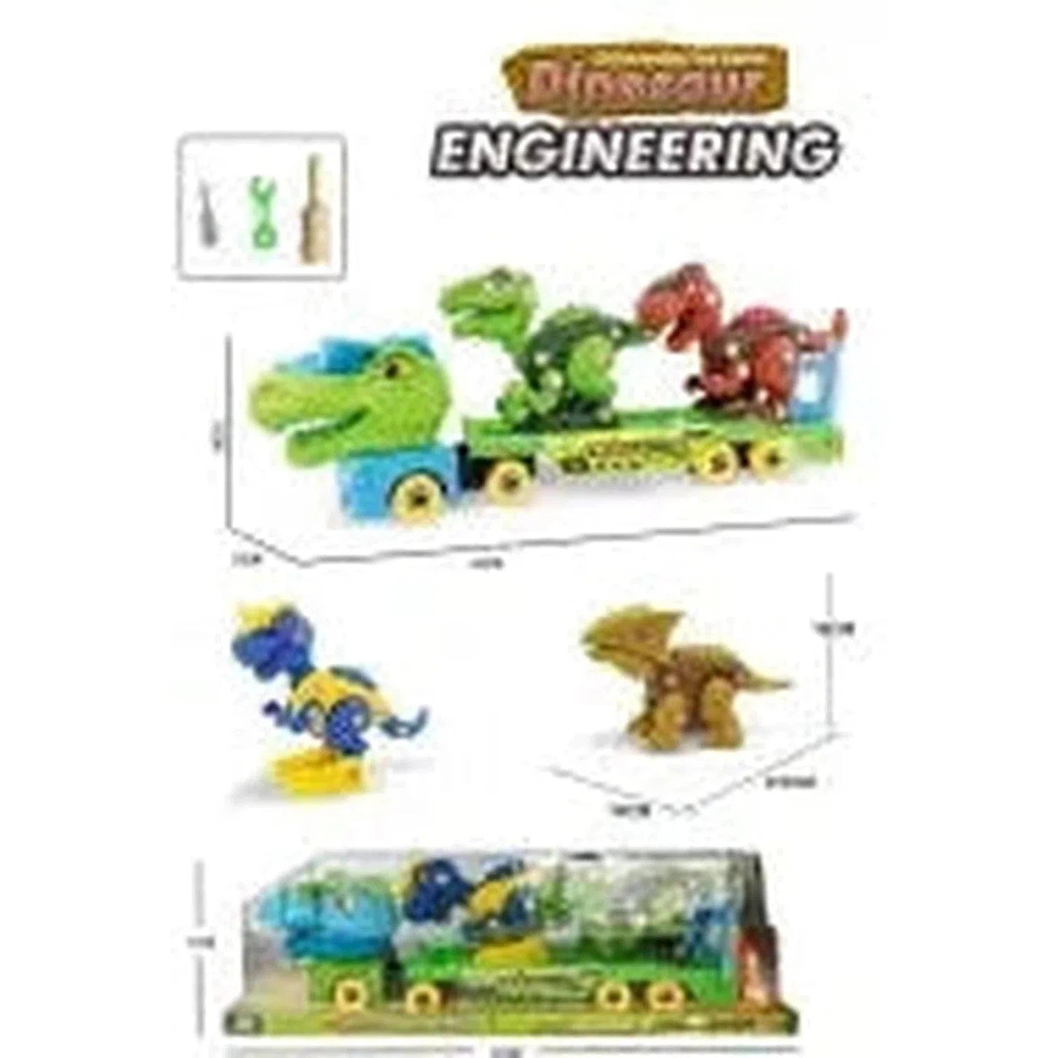 Disassembly Dinosaur Vehicle With Dinosaur Toy-8889-Common Toys-Other-Star Light Kuwait