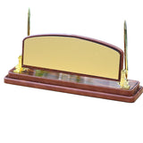 Desk Name Stand Burgundy 1105