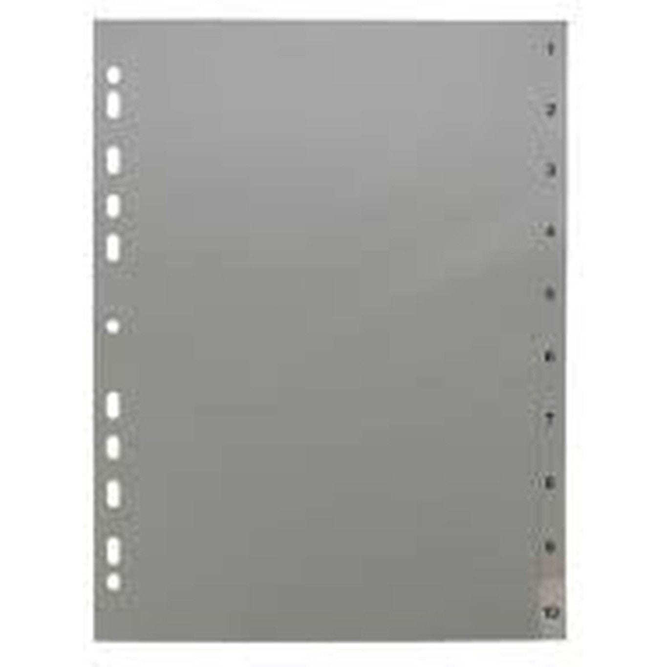 Divider 1To10 Grey Numeric-Filiing Accessories-Other-Star Light Kuwait