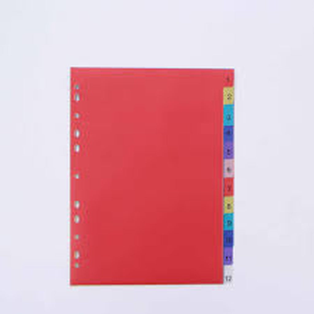 Divider 1To12 Color With Number-School Supplies-Other-Star Light Kuwait