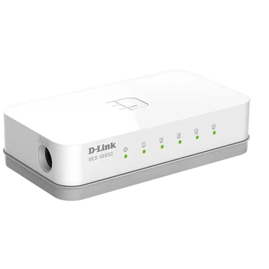 Dlink Switch 5 Port 10/100 Unmanaged (DES-1005C) - Star Light Kuwait