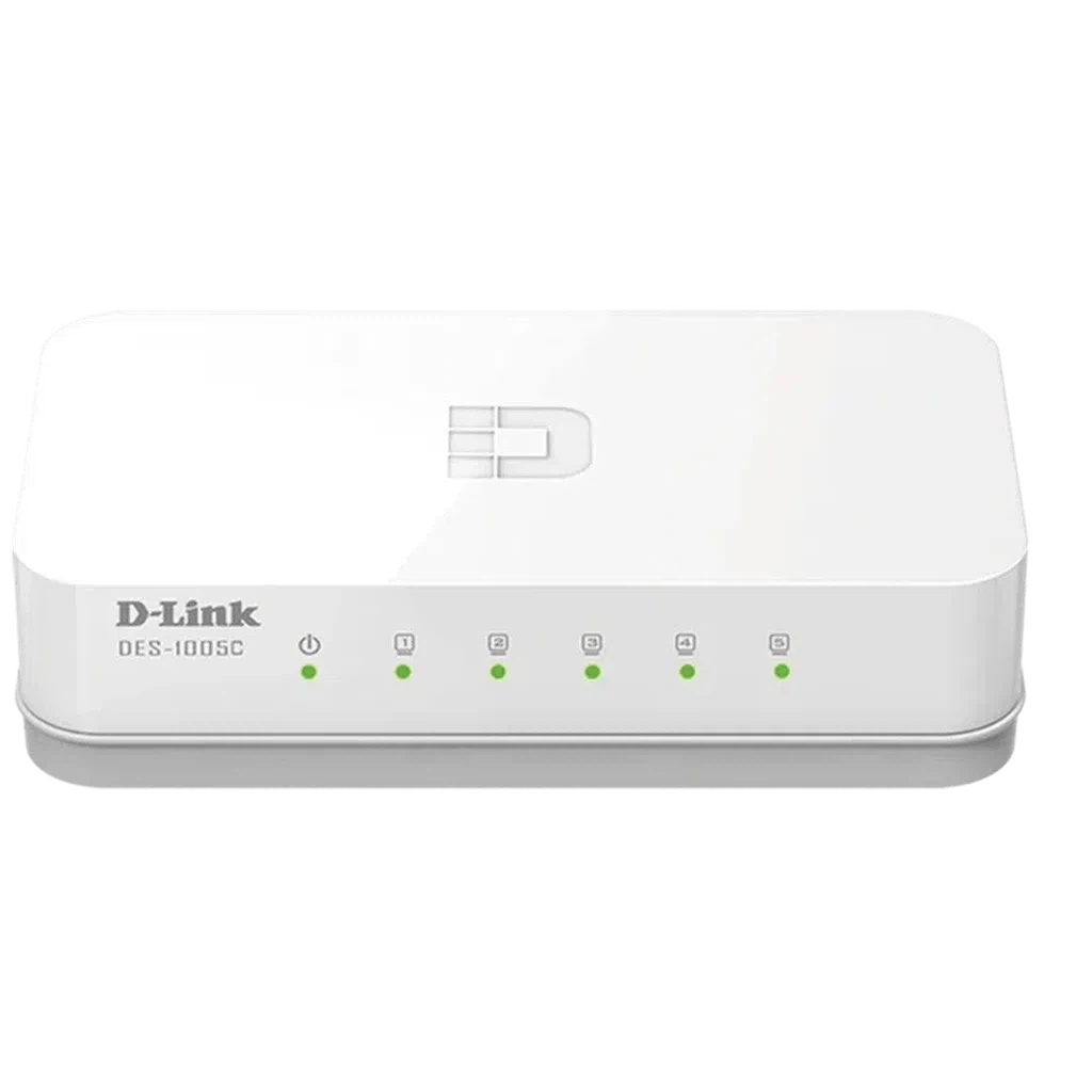 Dlink Switch 5 Port 10/100 Unmanaged (DES-1005C) - Star Light Kuwait