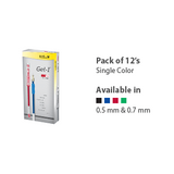 Dollar Gel-1 0.7mm Ink Roller ball Pen Pack of 12's-Ultra Ink Document Pen