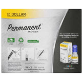 Dollar Permanent Marker (12/Pack)-Pens-Dollar-Blue-Cut UML5-Star Light Kuwait