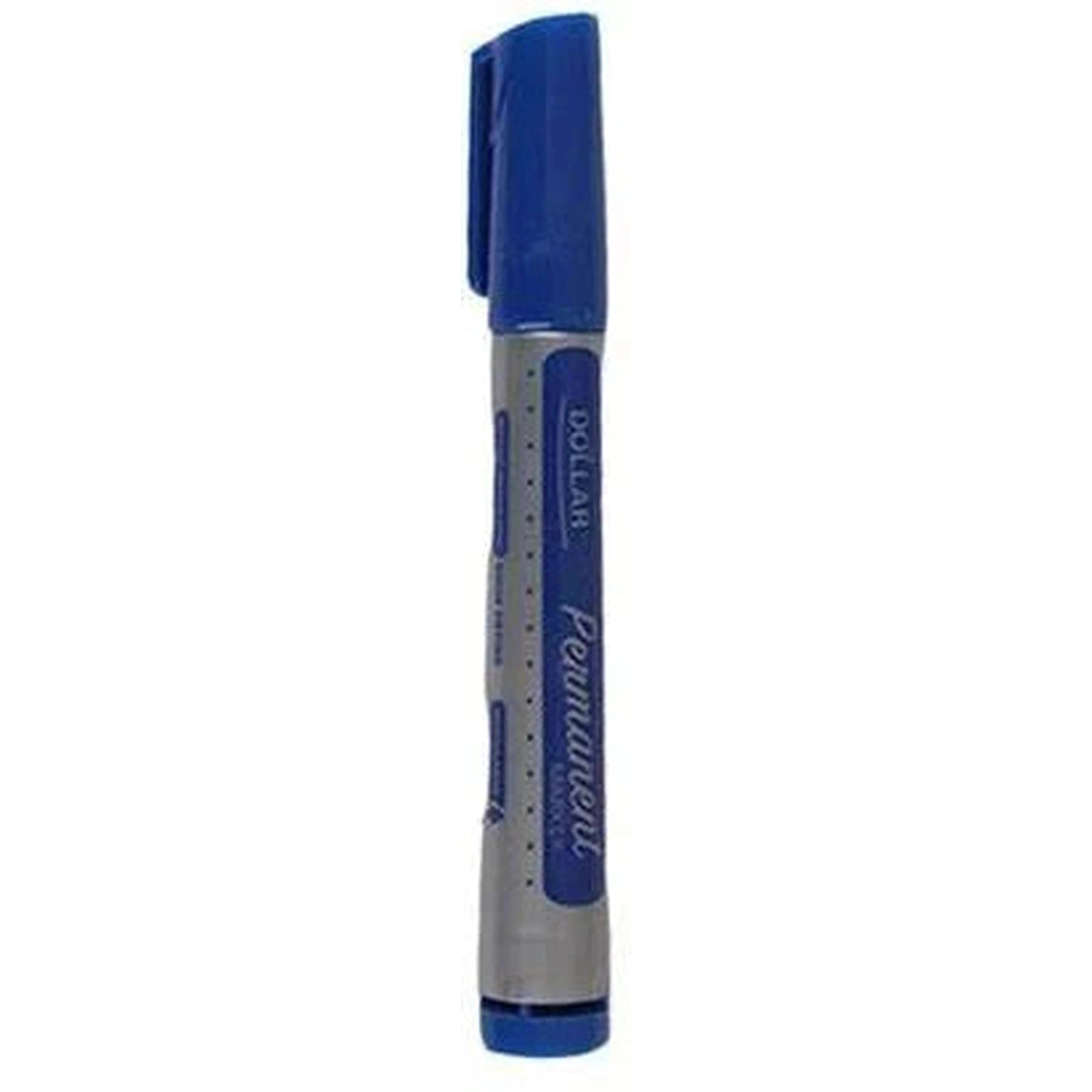 Dollar Permanent Marker (12/Pack)-Pens-Dollar-Blue-Cut UML5-Star Light Kuwait