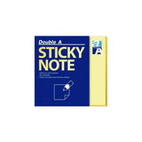 Double A Sticky Note 100 mm x 75 mm 100 Sheets (Yellow) (4'x3')