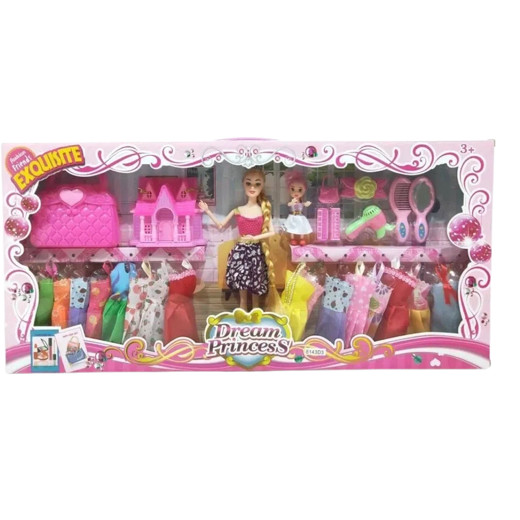 Dream Princess Doll Set With Accessories-8143D3-Dolls-Other-Star Light Kuwait
