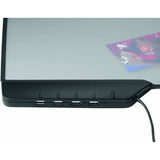 Durable Desk Mat With 4-Port Usb Hub Black 7215-Accessories And Organizers-Durable-Star Light Kuwait