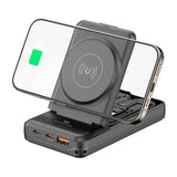 بنك طاقة لاسلكي مغناطيسي من إنجيج، سعة 10000 مللي أمبير، متعدد الوظائف، بقوة 20 واط