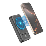 بنك طاقة لاسلكي مغناطيسي من إنجيج، سعة 10000 مللي أمبير، متعدد الوظائف، بقوة 20 واط