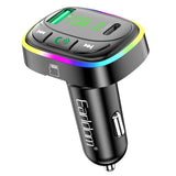 EarlDom Wireless Car MP3 Player with Dual USB + RGB Light