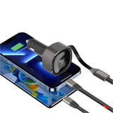 Earldom ES-CC30 30W Retractable USB C Car Charger