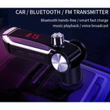 Earldom ET-M39 Bluetooth Lighter Charger Wireless FM Transmitter & Dual USB Fast Charger Car Kit