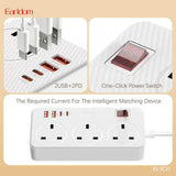 Earldom SC31 Multi-Socket Power Strips- White (Gmark Approved)