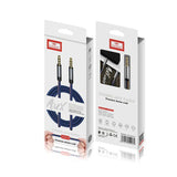 Earldom Stereo AUX Cable – 1.6M Premium Denim Craft