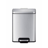 Eko 9361 Madison Stainless Steel Fingerprint Resistant Dustbin - 6 Liters