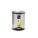 Eko Stainless Dustbin Luxury 6 Liter - EK9218-6L