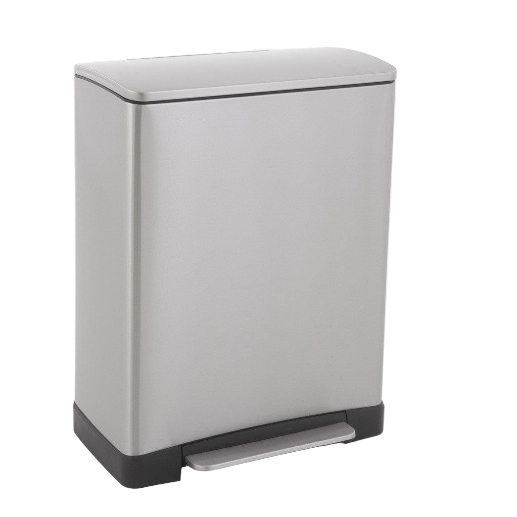Eko Stainless Rectangular Dustbin 20 Liter EK9268MT 20L – Star Light Kuwait
