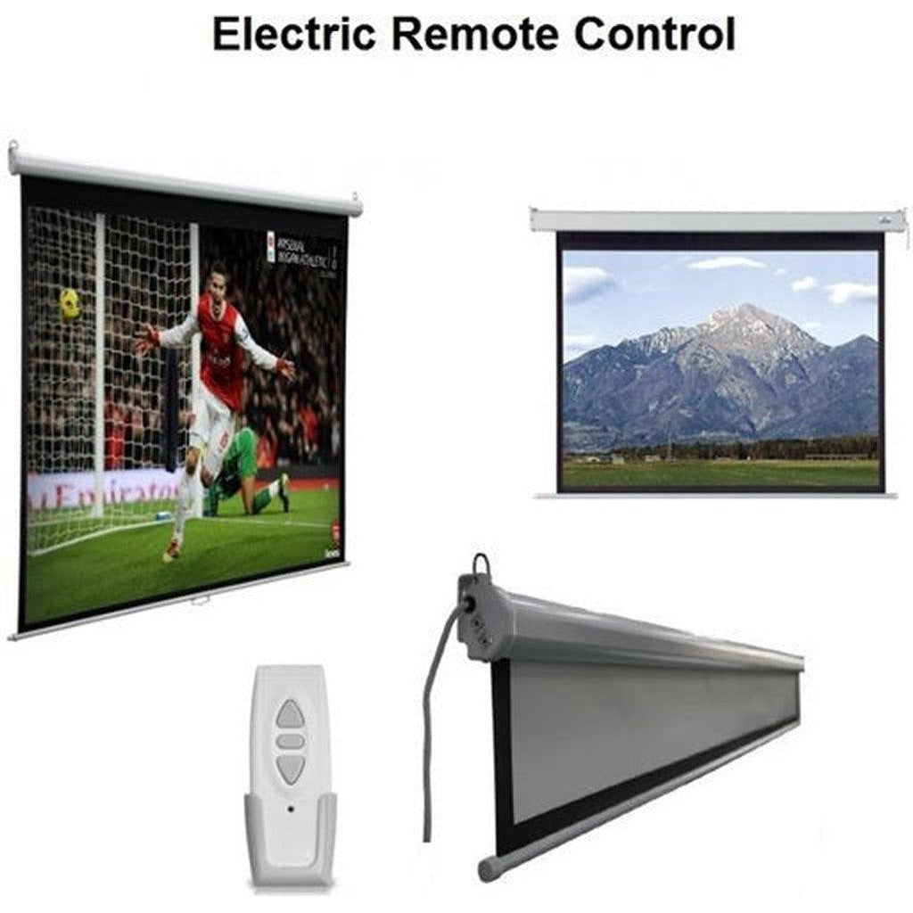Electric Projector Screen Remote Control 200X200Cm-Projectors-Comix-Star Light Kuwait