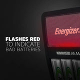 Energizer / Battery charger, Rechargeable AA and AAA battery charger, Black