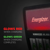 Energizer / Battery charger, Rechargeable AA and AAA battery charger, Black