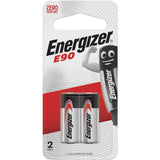 Energizer E90 1.5V Alkaline Batteries - 2 Pieces