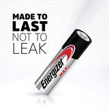 Energizer Max AAA Alkaline Batteries 1.5V - Long-Lasting Power, Leak-Proof Design, 15+5 Bonus Packs