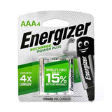 Energizer Recharge AAA Battery Pack of 4 Pieces