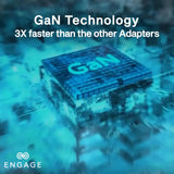 محول طاقة USB بقوة 12 واط، مزود بقابس بريطاني 