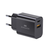 محول طاقة USB بقوة 12 واط، مزود بقابس بريطاني 