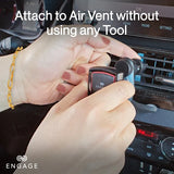 حامل مغناطيسي للسيارة من هوكو Ca24 - حوامل سيارات / سيليكون / أسود