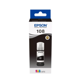 Epson 108 Black Ink Bottle – 3600 Pages/ 70 ml/ Black Color/ Ink Bottle