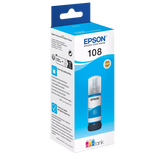 Epson 108 Cyan Ink Bottle – 7200 Pages/ 70 ml/ Cyan Color/ Ink Bottle