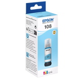 Epson 108 Light Cyan Ink Bottle – 7200 Pages/ 70 ml/ Light Cyan Color/ Ink Bottle
