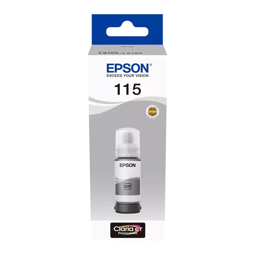 Epson 115 EcoTank Grey Ink Bottle - 70ml/ Print up to 2.3K Pages – Star ...