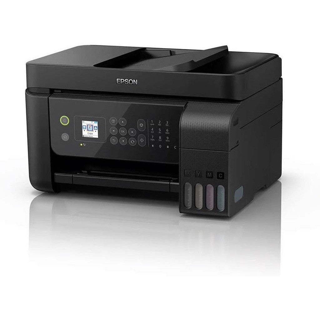 Epson Ecotank L5190 Printer -Free 4-In-1 Printer / Print/ Scan/ Copy/ Fax/ 5760 X 1440 Dpi-Printers-Epson-Star Light Kuwait