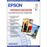 Epson Premium Semi-Gloss Photo Paper A3 20 Sheets-A3 Papers-Epson-Star Light Kuwait