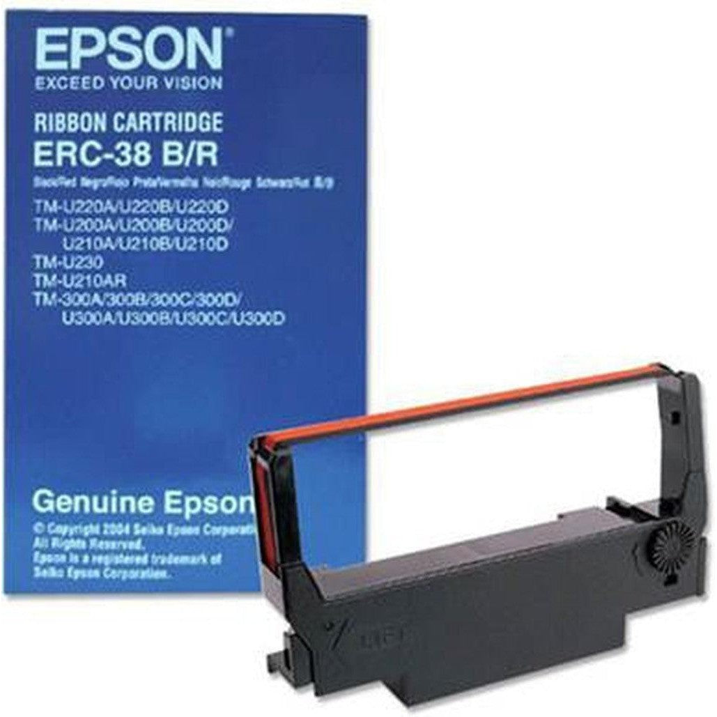 Epson Ribbon Erc 38 Black And Red-Inks And Toners-Epson-Star Light Kuwait