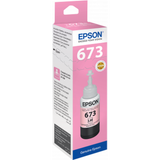 Epson T6736 Light Magenta Ink Bottle 70Ml-Inks And Toners-Epson-Star Light Kuwait