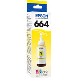 Epson Yellow Ink Bottle 664 70Ml-Inks And Toners-Epson-Star Light Kuwait